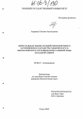 Андреева, Татьяна Анатольевна. Интегральная оценка воздействия нефтяного загрязнения на параметры химического и биологического состояния почв таежной зоны Западной Сибири: дис. кандидат биологических наук: 03.00.27 - Почвоведение. Томск. 2005. 179 с.