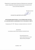 Бурмистров Дмитрий Алексеевич. Интенсификация процесса получения изобутилена каталитическим разложением трет-бутилового спирта: дис. кандидат наук: 05.17.08 - Процессы и аппараты химической технологии. ФГБОУ ВО «Казанский национальный исследовательский технологический университет». 2019. 129 с.