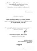 Орлова, Влада Георгиевна. Инвестиционная привлекательность региона: идентификация, компаративистика, моделирование: На материалах Юга России: дис. кандидат экономических наук: 08.00.05 - Экономика и управление народным хозяйством: теория управления экономическими системами; макроэкономика; экономика, организация и управление предприятиями, отраслями, комплексами; управление инновациями; региональная экономика; логистика; экономика труда. Ростов-на-Дону. 2004. 200 с.