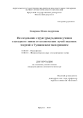 Казарина Юлия Андреевна. Исследование структуры радиоизлучения каскадного ливня от космических лучей высоких энергий в Тункинском эксперименте: дис. кандидат наук: 01.04.03 - Радиофизика. ФГБОУ ВО «Иркутский государственный университет». 2016. 104 с.