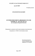 Цуканов, Игорь Павлович. История поискового движения в России в конце XX - начале XXI века: на материалах Курской области: дис. кандидат исторических наук: 07.00.02 - Отечественная история. Курск. 2007. 237 с.