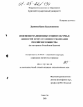 Доржиева, Ирина Цыдыпжаповна. Изменения традиционных социокультурных ценностей бурят в условиях урбанизации российского общества: На материалах Республики Бурятия: дис. кандидат социологических наук: 22.00.04 - Социальная структура, социальные институты и процессы. Улан-Удэ. 2004. 167 с.