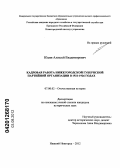 Юдин, Алексей Владимирович. Кадровая работа Нижегородской губернской партийной организации в 1921-1926 годах: дис. кандидат исторических наук: 07.00.02 - Отечественная история. Нижний Новгород. 2012. 256 с.