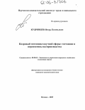 Кудрявцев, Игорь Евгеньевич. Кадровый потенциал научной сферы: состояние и перспективы воспроизводства: дис. кандидат экономических наук: 08.00.05 - Экономика и управление народным хозяйством: теория управления экономическими системами; макроэкономика; экономика, организация и управление предприятиями, отраслями, комплексами; управление инновациями; региональная экономика; логистика; экономика труда. Москва. 2005. 143 с.