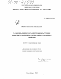 Брылёв, Константин Александрович. Халькоцианидные октаэдрические кластерные комплексы молибдена и рения: Синтез, строение и свойства: дис. кандидат химических наук: 02.00.01 - Неорганическая химия. Новосибирск. 2004. 206 с.