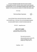 Туйгунова, Вера Георгиевна. Характеристика биологических свойств бактерий рода Citrobacter при межмикробных взаимодействиях в микросимбиоценозе: дис. кандидат наук: 03.02.03 - Микробиология. Оренбург. 2013. 123 с.