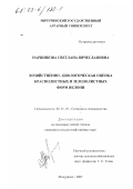 Паршикова, Светлана Вячеславовна. Хозяйственно-биологическая оценка краснолистных и зеленолистных форм яблони: дис. кандидат сельскохозяйственных наук: 06.01.05 - Селекция и семеноводство. Мичуринск. 2002. 151 с.