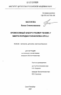 Насонова, Елена Станиславовна. Хромосомный набор и размер генома у микроспоридии Paranosema grylli: дис. кандидат биологических наук: 03.00.25 - Гистология, цитология, клеточная биология. Санкт-Петербург. 2007. 226 с.