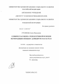 ГРУЗИНОВА, Елена Николаевна. Клиническая оценка репродуктивной функции первородящих женщин с дефицитом массы тела: дис. кандидат медицинских наук: 14.01.01 - Акушерство и гинекология. Казань. 2012. 167 с.