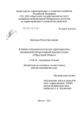 Краснова, Юлия Николаевна. Клинико-эпидемиологическая характеристика хронической обструктивной болезни легких в Иркутской обл.: дис. доктор медицинских наук: 14.00.05 - Внутренние болезни. Иркутск. 2006. 190 с.