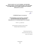 Стешенко Мария Александровна. Когнитивные модели представления антропонимических концептов в Библии и в русской поэзии XVIII–XX веков: дис. кандидат наук: 10.02.01 - Русский язык. ФГАОУ ВО «Балтийский федеральный университет имени Иммануила Канта». 2020. 177 с.