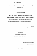 Гусева, Ольга Андреевна. Когнитивные основы представления семантического компонента "расстояние" в лексическом значении английских существительных и прилагательных: дис. кандидат филологических наук: 10.02.04 - Германские языки. Москва. 2007. 211 с.