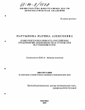 Мартынова, Марина Алексеевна. Конкурентоспособность российских предприятий: возможности и угрозы при вступлении в ВТО: дис. кандидат экономических наук: 08.00.14 - Мировая экономика. Москва. 2003. 140 с.