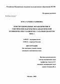 Бурса, Татьяна Разифовна. Конституциональные, метаболические и генетические факторы риска диабетической полиневропатии у пациентов с сахарным диабетом типа 1: дис. кандидат медицинских наук: 14.00.03 - Эндокринология. Москва. 2004. 128 с.