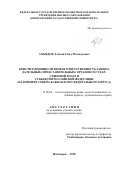 Ахъядов Эльман Саид-Мохмадович. Конституционно-правовая ответственность законодательных (представительных) органов государственной власти субъектов Российской Федерации (на примере Северо-Кавказского Федерального округа): дис. кандидат наук: 12.00.02 - Конституционное право; муниципальное право. ФГАОУ ВО «Белгородский государственный национальный исследовательский университет». 2019. 173 с.