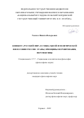 Теплых Никита Валерьевич. Концепт "Русский мир" в социальной и политической философии России: этапы, принципы формирования, перспективы: дис. кандидат наук: 00.00.00 - Другие cпециальности. ФГБОУ ВО «Национальный исследовательский Мордовский государственный университет им. Н.П. Огарёва». 2023. 221 с.