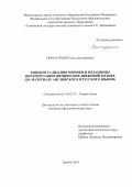 Проскурнич Ольга Дмитриевна. Концептуализация мимики и механизмы интерпретации мимических движений в языке (на материале английского и русского языков): дис. кандидат наук: 10.02.19 - Теория языка. ФГБОУ ВО «Тамбовский государственный университет имени Г.Р. Державина». 2019. 208 с.