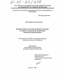 Битулина, Ксения Юрьевна. Корпоративная культура как фактор влияния на процесс становления организации: Социологический анализ: дис. кандидат социологических наук: 22.00.04 - Социальная структура, социальные институты и процессы. Москва. 2005. 136 с.