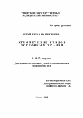 Чугуй, Елена Валентиновна. Криолечение рубцов кожных покровных тканей: дис. : 14.00.27 - Хирургия. Москва. 2005. 149 с.