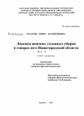 Назарова, Ирина Валентиновна. Лексика женских головных уборов в говорах юга Нижегородской области: дис. кандидат филологических наук: 10.02.01 - Русский язык. Арзамас. 2008. 275 с.