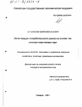 Агапов, Евгений Николаевич. Логистизация потребительского рынка на основе технологии пластиковых карт: дис. кандидат экономических наук: 08.00.05 - Экономика и управление народным хозяйством: теория управления экономическими системами; макроэкономика; экономика, организация и управление предприятиями, отраслями, комплексами; управление инновациями; региональная экономика; логистика; экономика труда. Самара. 2001. 195 с.