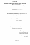 Гладышева, Мария Александровна. Магнитная восприимчивость урбанизированных почв: на примере г. Москвы: дис. кандидат биологических наук: 03.00.27 - Почвоведение. Москва. 2007. 130 с.