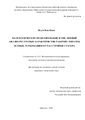 Нгуен Ван Мань. Математическое моделирование и численный анализ ресурсных характеристик рабочих лопаток осевых турбомашин от расстройки статора: дис. кандидат наук: 00.00.00 - Другие cпециальности. ФГБОУ ВО «Байкальский государственный университет». 2025. 143 с.