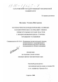 Вахлаева, Татьяна Викторовна. Математическое моделирование сложных параметрических колебаний гибких прямоугольных в плане пластин с нединаковыми вдоль стороны краевыми условиями: дис. кандидат физико-математических наук: 05.13.16 - Применение вычислительной техники, математического моделирования и математических методов в научных исследованиях (по отраслям наук). Саратов. 2000. 132 с.