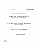 Токарева, Светлана Андреевна. Математическое моделирование течений жидкости и газа на основе разрывного метода Галеркина: дис. кандидат физико-математических наук: 05.13.18 - Математическое моделирование, численные методы и комплексы программ. Москва. 2010. 141 с.