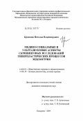 Краснова, Наталья Владимировна. Медико-социальные и ультразвуковые аспекты скрининговых исследований гиперпластических процессов эндометрия: дис. кандидат медицинских наук: 14.00.33 - Общественное здоровье и здравоохранение. Кемерово. 2004. 167 с.