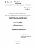 Дончевская, Людмила Владимировна. Механизм управления обеспечением экономической безопасности современной России: Социально-экономический аспект: дис. кандидат экономических наук: 08.00.05 - Экономика и управление народным хозяйством: теория управления экономическими системами; макроэкономика; экономика, организация и управление предприятиями, отраслями, комплексами; управление инновациями; региональная экономика; логистика; экономика труда. Санкт-Петербург. 2004. 200 с.