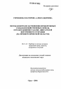 Горюнова, Екатерина Александровна. Метод контроля загрязнения придорожных сельскохозяйственных земель отработавшими газами двигателей внутреннего сгорания: На примере Брянской области: дис. кандидат технических наук: 05.11.13 - Приборы и методы контроля природной среды, веществ, материалов и изделий. Орел. 2006. 161 с.