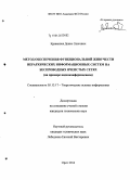 Кривошея, Денис Олегович. Метод обеспечения функциональной живучести иерархических информационных систем на беспроводных ячеистых сетях: на примере видеоконференцсвязи: дис. кандидат наук: 05.13.17 - Теоретические основы информатики. Орел. 2014. 118 с.