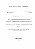 Елизаров, Андрей Юрьевич. Метод поляризационной лазерной спектроскопии для исследования автоионизационных состояний атомов и молекул: дис. доктор физико-математических наук: 01.04.01 - Приборы и методы экспериментальной физики. Санкт-Петербург. 2009. 278 с.