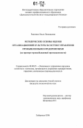 Радченко, Ольга Леонидовна. Методические основы оценки организационной культуры в системе управления промышленными предприятиями: на примере горнодобывающей промышленности: дис. кандидат экономических наук: 08.00.05 - Экономика и управление народным хозяйством: теория управления экономическими системами; макроэкономика; экономика, организация и управление предприятиями, отраслями, комплексами; управление инновациями; региональная экономика; логистика; экономика труда. Хабаровск. 2006. 167 с.