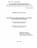 Кузнецова, Ольга Николаевна. Методика и алгоритмы процесса обучения построению изображения: дис. кандидат педагогических наук: 13.00.02 - Теория и методика обучения и воспитания (по областям и уровням образования). Москва. 2004. 203 с.