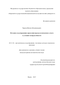 Чирков Михаил Владимирович. Методика моделирования управления процессом иммунного ответа в условиях неопределённости: дис. кандидат наук: 05.13.18 - Математическое моделирование, численные методы и комплексы программ. ФГБОУ ВО «Пермский национальный исследовательский политехнический университет». 2018. 133 с.