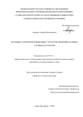 Андреев Андрей Васильевич. Методика перепроектирования структуры хранения данных службы каталогов: дис. кандидат наук: 05.13.11 - Математическое и программное обеспечение вычислительных машин, комплексов и компьютерных сетей. ФГАОУ ВО «Санкт-Петербургский государственный электротехнический университет «ЛЭТИ» им. В.И. Ульянова (Ленина)». 2020. 138 с.