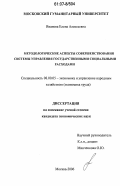 Иванова, Елена Алексеевна. Методологические аспекты совершенствования системы управления государственными социальными расходами: дис. кандидат экономических наук: 08.00.05 - Экономика и управление народным хозяйством: теория управления экономическими системами; макроэкономика; экономика, организация и управление предприятиями, отраслями, комплексами; управление инновациями; региональная экономика; логистика; экономика труда. Москва. 2006. 165 с.