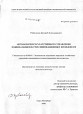 Рубвальтер, Дмитрий Александрович. Методология государственного управления национальным научно-инновационным комплексом: дис. доктор экономических наук: 08.00.05 - Экономика и управление народным хозяйством: теория управления экономическими системами; макроэкономика; экономика, организация и управление предприятиями, отраслями, комплексами; управление инновациями; региональная экономика; логистика; экономика труда. Санкт-Петербург. 2009. 328 с.