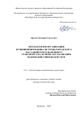Дрючин Дмитрий Алексеевич. Методология организации функционирования системы городского пассажирского наземного транспорта на основе согласования взаимодействия подсистем: дис. доктор наук: 00.00.00 - Другие cпециальности. ФГБОУ ВО «Оренбургский государственный университет». 2024. 400 с.