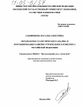 Садовникова, Наталья Алексеевна. Методология статистического анализа и прогнозирования развития строительного комплекса Российской Федерации: дис. доктор экономических наук: 08.00.12 - Бухгалтерский учет, статистика. Москва. 2004. 343 с.