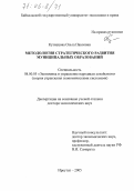 Кузнецова, Ольга Павловна. Методология стратегического развития муниципальных образований: дис. доктор экономических наук: 08.00.05 - Экономика и управление народным хозяйством: теория управления экономическими системами; макроэкономика; экономика, организация и управление предприятиями, отраслями, комплексами; управление инновациями; региональная экономика; логистика; экономика труда. Иркутск. 2005. 354 с.