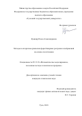 Кушнир Олеся Александровна. Методы и алгоритмы сравнения форм бинарных растровых изображений на основе скелетизации: дис. кандидат наук: 05.13.18 - Математическое моделирование, численные методы и комплексы программ. ФГБОУ ВО «Тульский государственный университет». 2018. 130 с.