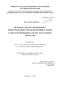 Павлов Павел Юрьевич. Методы и средства прецедентно-ориентированного проектирования и сборки узлов трубопроводных систем летательных аппаратов: дис. кандидат наук: 05.13.12 - Системы автоматизации проектирования (по отраслям). ФГБОУ ВО «Ульяновский государственный технический университет». 2018. 232 с.