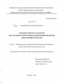 Герценбергер, Константин Викторович. Методы и средства разработки параллельного программного обеспечения обработки изображений и сигналов: дис. кандидат наук: 05.13.11 - Математическое и программное обеспечение вычислительных машин, комплексов и компьютерных сетей. Москва. 2014. 162 с.