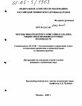 Нур-и-Хасан. Методы инвариантного описания и анализа гибких многономенклатурных производств: дис. кандидат технических наук: 05.13.06 - Автоматизация и управление технологическими процессами и производствами (по отраслям). Москва. 2005. 174 с.