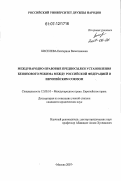 Киселева, Екатерина Вячеславовна. Международно-правовые предпосылки установления безвизового режима между Российской Федерацией и Европейским Союзом: дис. кандидат юридических наук: 12.00.10 - Международное право, Европейское право. Москва. 2007. 203 с.