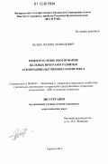 Белых, Леонид Леонидович. Межотраслевое обоснование целевых программ развития агропродовольственного комплекса: дис. кандидат экономических наук: 08.00.05 - Экономика и управление народным хозяйством: теория управления экономическими системами; макроэкономика; экономика, организация и управление предприятиями, отраслями, комплексами; управление инновациями; региональная экономика; логистика; экономика труда. Саратов. 2012. 157 с.