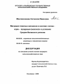 Масленникова, Антонина Ивановна. Миграция тяжелых металлов в системе "почва - корм - продукция (молоко)" в условиях Средне-Волжского региона: дис. кандидат сельскохозяйственных наук: 06.02.02 - Кормление сельскохозяйственных животных и технология кормов. Ульяновск. 2006. 124 с.